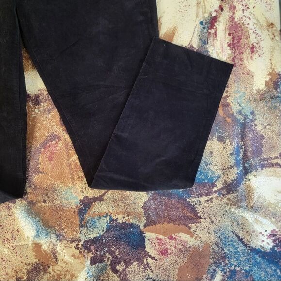 Talbots Classic Side Zip Stretch Cotton Ankle Pants Black Size 8 - Picture 4 of 14